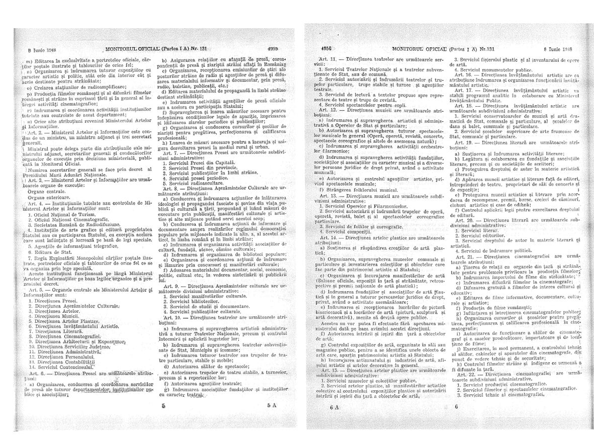 17. 1948 - centralizarea culturii