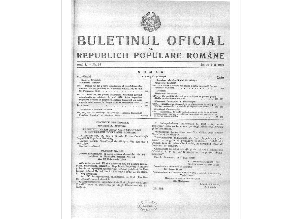 18. 1949 - Buletin Oficial